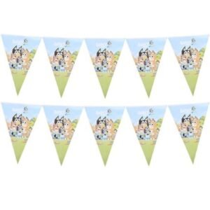 Bluey - 10pcs flag banner