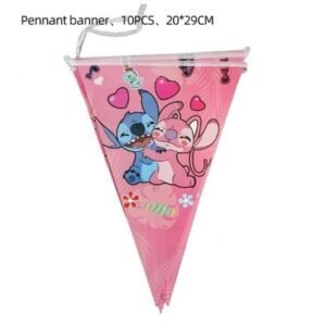 Lilo & Stitch - 10pcs flag banner