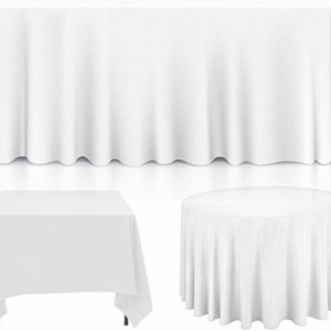 White Table cover