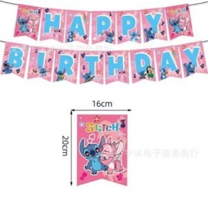 Lilo & Stitch - Happy Birthday banner